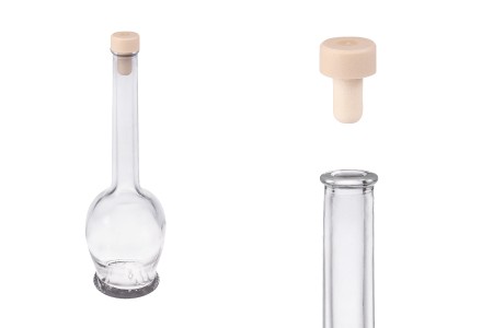 Okrugla flašica za piće 100mL, sa čepom F11-slika_proizvoda