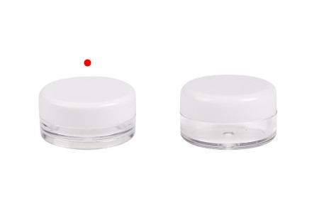 Akrilna providna kutijica 3mL sa belim zatvaračem - 12 kom-grupa_slika