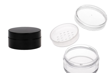 Akrilna kutijica 30mL sa rešetkicom za puder - 12 kom-slika_proizvoda