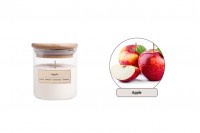 Apple - Aromatična sveća od sojinog voska sa pamučnim fitiljem (110gr)