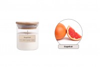 Grapefruit - Aromatična sveća od sojinog voska sa pamučnim fitiljem (110gr)