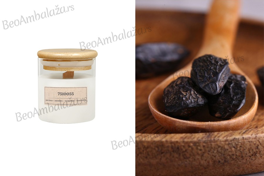 Cinq - Aromatična sveća od sojinog voska sa drvenim fitiljem (110gr)