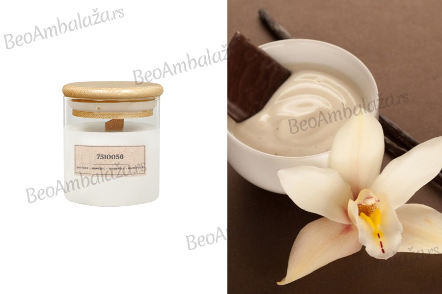 Solo - Aromatična sveća od sojinog voska sa drvenim fitiljem (110gr)