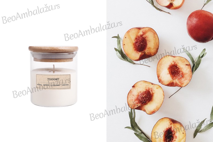 All about her - Aromatična sveća od sojinog voska sa pamučnim fitiljem (110gr)