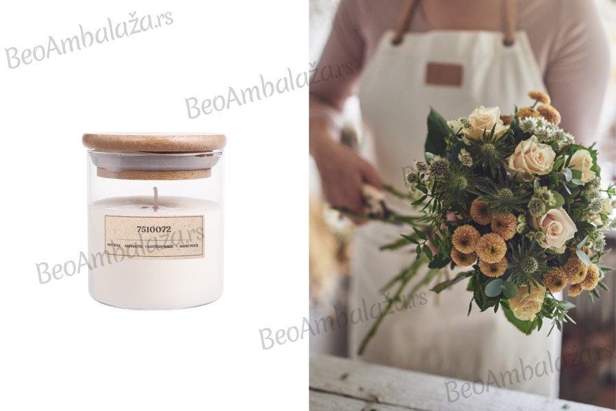 Blooming mistress - Aromatična sveća od sojinog voska sa pamučnim fitiljem (110gr)