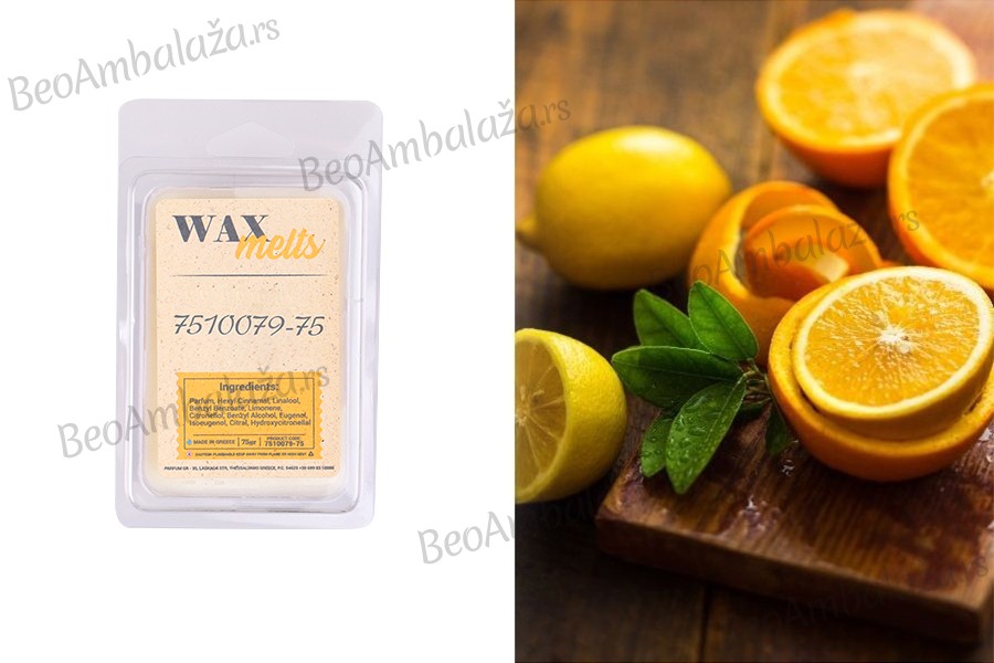 Melts vosak Citrus Bloom (75g) - mirišljavi vosak za topljenje Melts vosak Citrus Bloom (75g) - mirišljavi vosak za topljenje