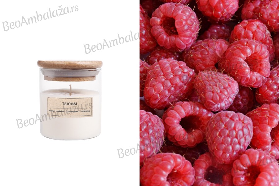 Rose de nuit - Aromatična sveća od sojinog voska sa pamučnim fitiljem (110gr)