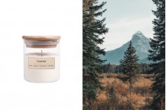 Agarwood - Aromatična sveća od sojinog voska sa pamučnim fitiljem (110gr)