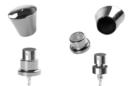 Srebrni sprej sa poklopcem za parfemske bočice sa sigurnosnim Crimp zatvaranjem 15mm-slika_proizvoda