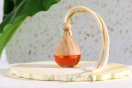 Staklena bočica 5mL sa drvenim zatvaračem i plastičnim čepom za osveživač automobila - 25 kom-grupa_slika