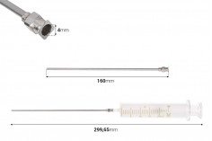 Stakleni špric 20mL sa metalnom iglom