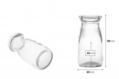 Staklena flašica 95mL sa zatvaračem, 86/19   