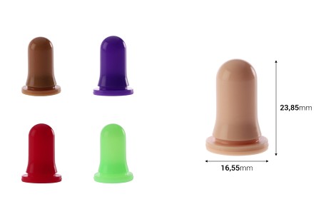 Gumica za pipete od 5 do 100 mL u raznim bojama-dimenzije_slike