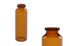 Staklena bočica 30mL karamel boje, za proizvode u farmaciji i homeopatiji, bez zatvarača - 12 kom
