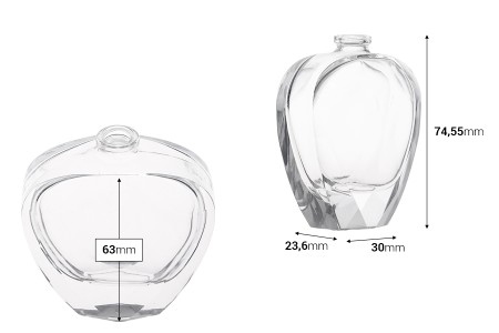 Staklena providna bočica 30mL za parfeme sa Crimp zatvaranjem 15mm-dimenzije_slike