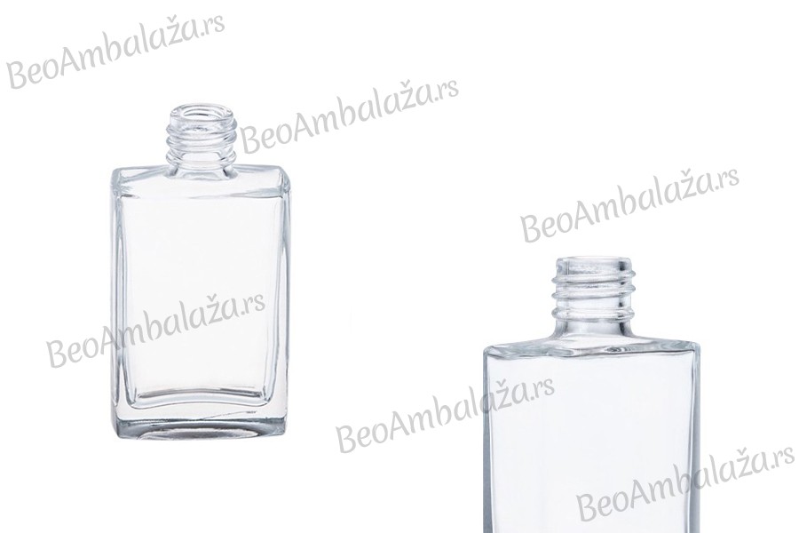 Staklena četvrtasta bočica za parfem 30mL, 18/415 Staklena četvrtasta bočica za parfem 30mL, 18/415