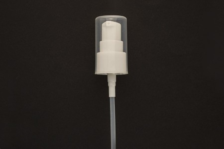 Plastična bela pumpica PP20 za kreme sa providnim zatvaračem-grupa_slika