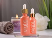 Staklena MAT roze bočica za etarska ulja 30mL, sa grlom PP18-grupa_slika