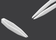 Plastična bela PE pinceta 61mm - 24 kom-slika_proizvoda