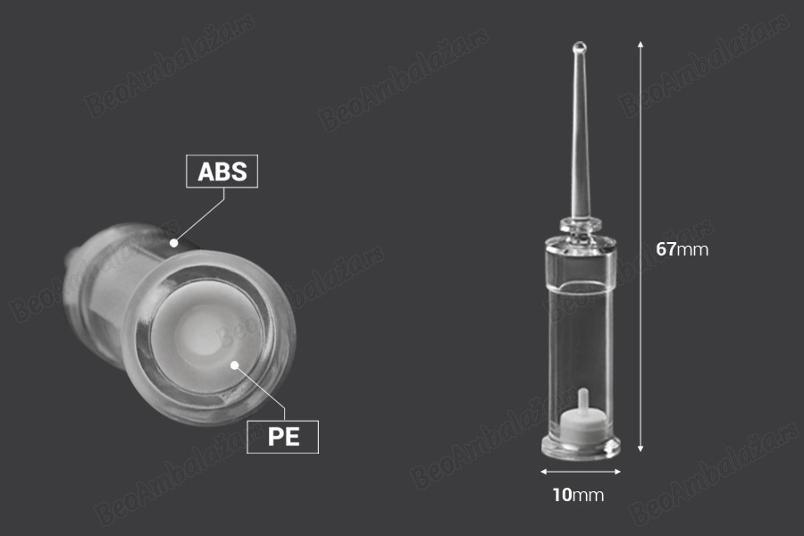 Ampula 1mL za jednokratnu upotrebu - 100 kom-dimenzije_slike