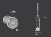 Ampula 2mL za jednokratnu upotrebu - 100 kom-dimenzije_slike