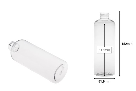 PET boca od 250 ml u providnoj boji (PP 24/410)-dimenzije_slike