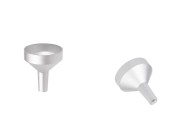 Aluminijumski levak u MAT srebrnoj boji sa prečnikom 17 mm (u donjem delu 4 mm)-slika_proizvoda
