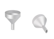 Aluminijumski levak u MAT srebrnoj boji  sa prečnikom  44 mm ( donji deo 10 mm )-slika_proizvoda