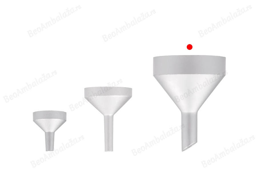 Aluminijumski levak u MAT srebrnoj boji  sa prečnikom  44 mm ( donji deo 10 mm )-grupa_slika