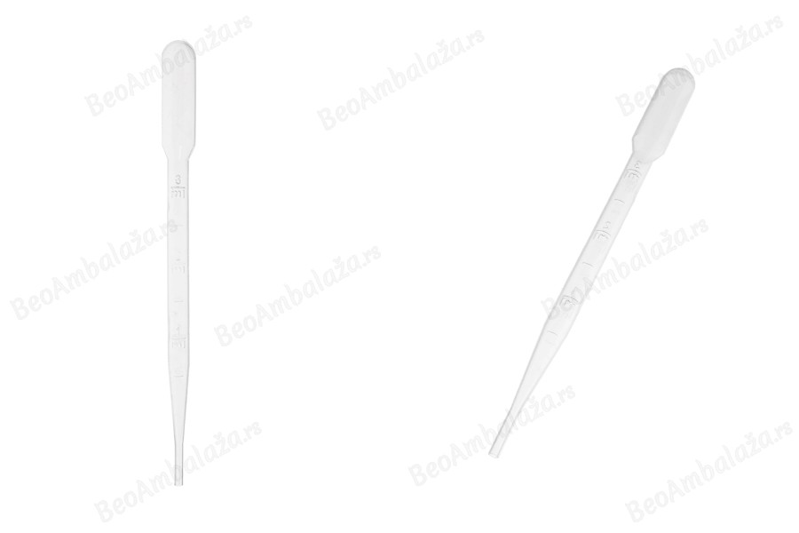 Plastična pipeta 3mL sa mernim oznakama za zapreminu - 100 kom-slika_proizvoda