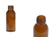 Staklena bočica karamel boje 100 mL sa PP 28 grlom-slika_proizvoda