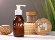 Staklena bočica 150mL za etarska ulja u braon boji, sa grlom PP28-grupa_slika