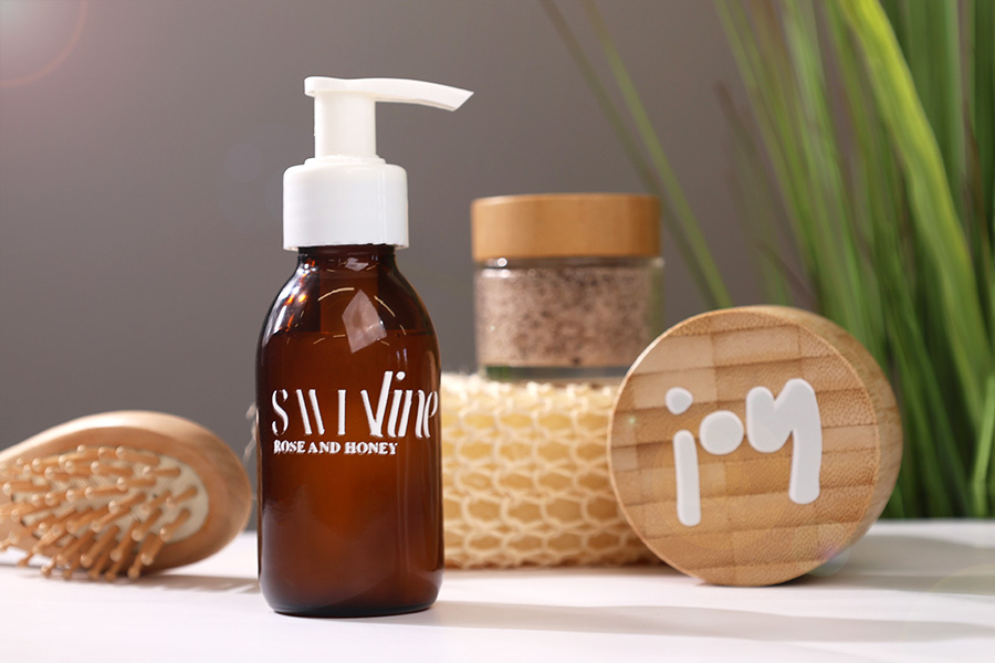 Staklena bočica 150mL za etarska ulja u braon boji, sa grlom PP28-grupa_slika