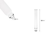 Staklena cevčica 52 mm sa kuglicom bez graduacije za bočicu 18-982-dimenzije_slike