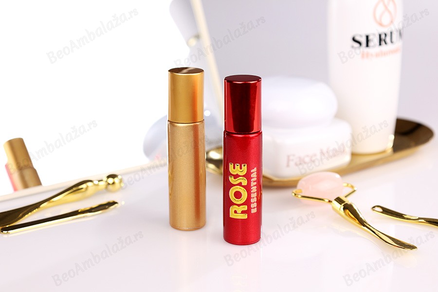Staklena roll-on bočica 10mL sa metalnom kuglicom, u raznim bojama-grupa_slika