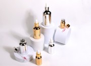 Staklena bočica za etarska ulja 100 mL sa PP18 grlom, u zlatnoj ili srebrnoj boji-grupa_slika