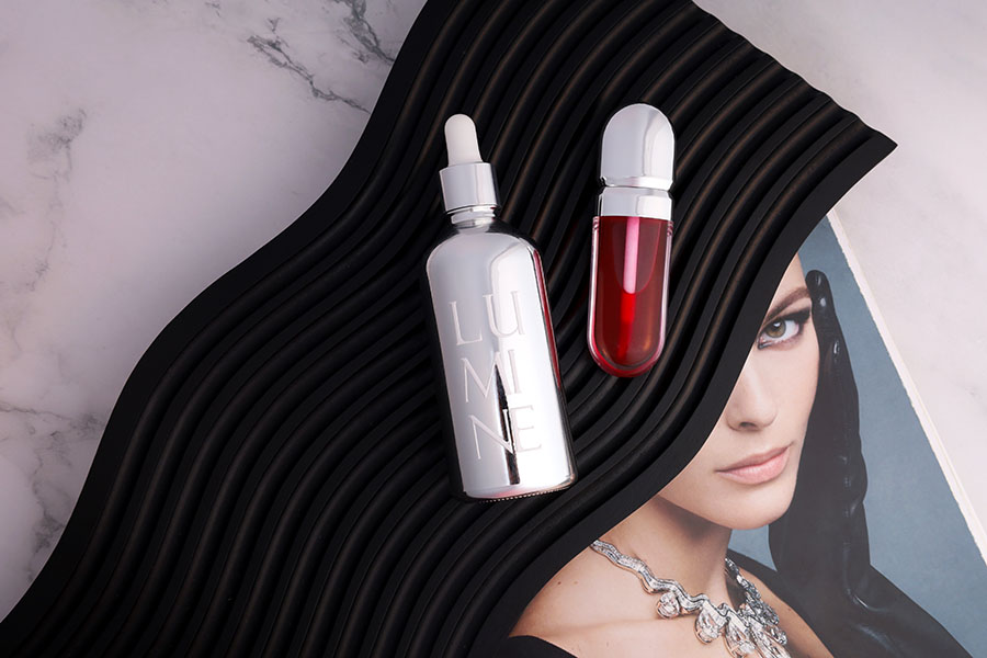 Staklena bočica za etarska ulja 50 mL sa PP18 grlom, u zlatnoj ili srebrnoj boji-grupa_slika