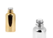 Staklena bočica za etarska ulja 30 mL sa PP18 grlom, u zlatnoj ili srebrnoj boji-slika_proizvoda