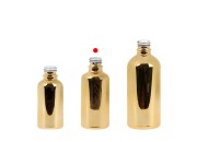 Staklena bočica za etarska ulja 50 mL sa PP18 grlom, u zlatnoj ili srebrnoj boji-grupa_slika