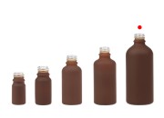 Staklena bočica od 100 mL za etarska ulja sa PP18 grlom u različitim bojama, gumirana-grupa_slika