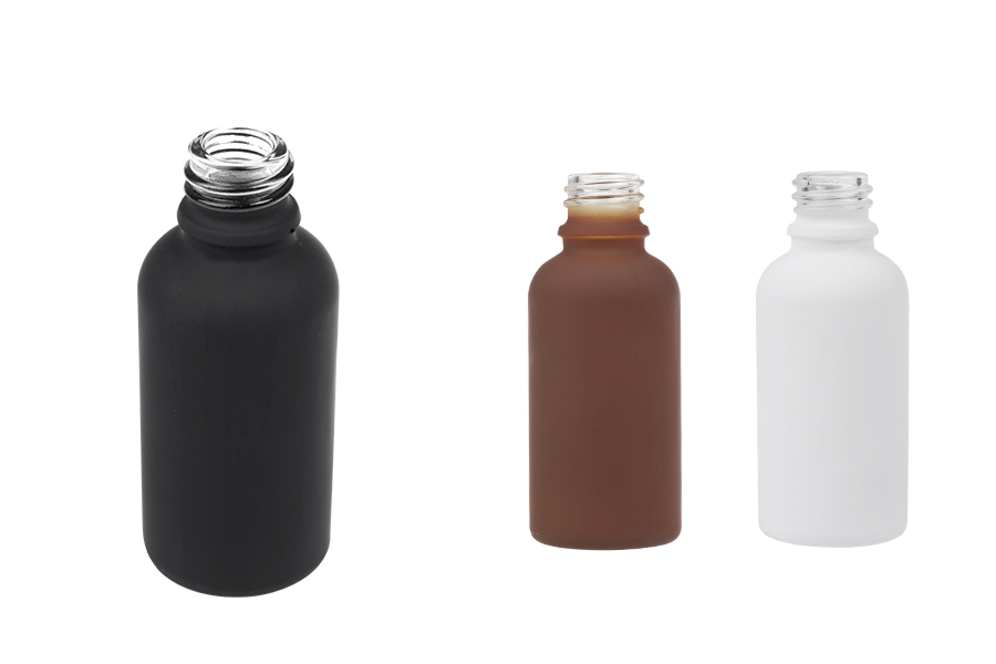 Staklena bočica od 30 mL za etarska ulja sa PP18 grlom u različitim bojama, gumirana-slika_proizvoda