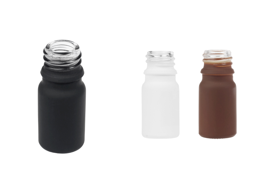 Staklena bočica od 5 mL za etarska ulja sa PP18 grlom u različitim bojama, gumirana-slika_proizvoda
