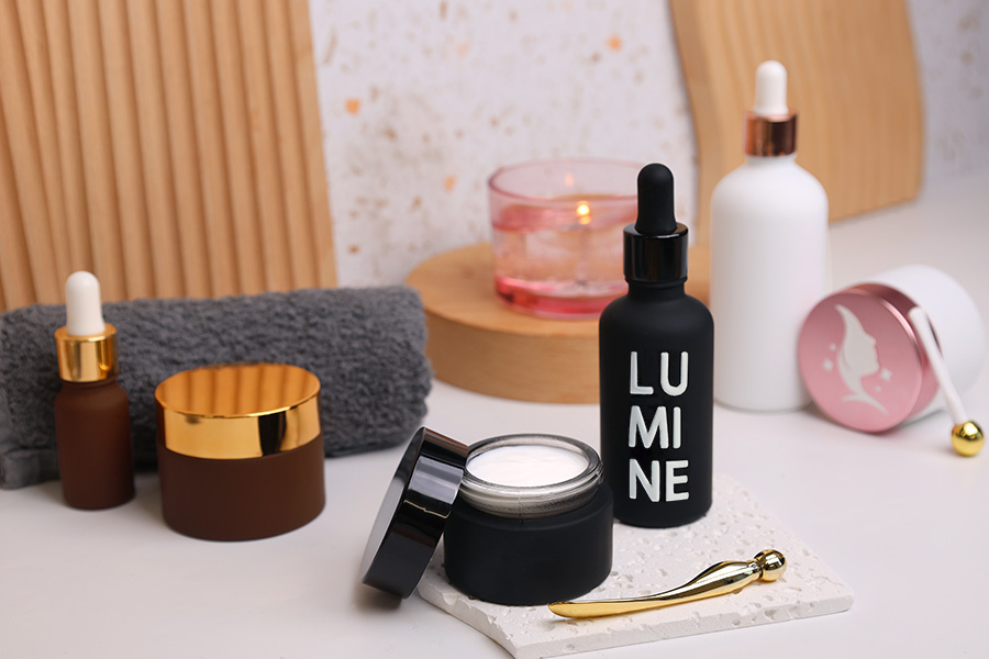 Staklena teglica za kremu 30 mL - bez zatvarača, gumirana u više boja-grupa_slika