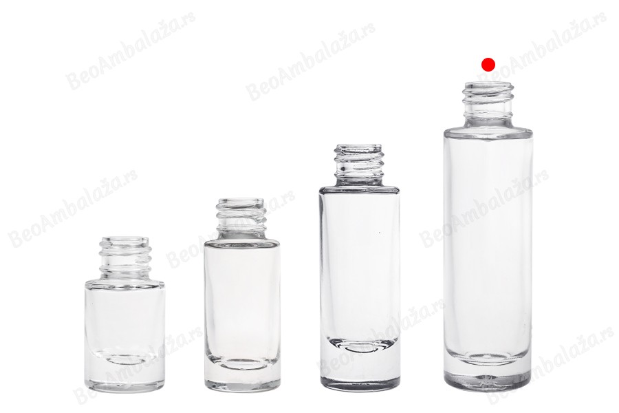 Cilindrična providna staklena bočica od 30 mL-grupa_slika