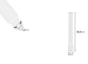 Staklena cevčica bez mernih oznaka za zapreminu sa okruglim vrhom, za bočicu 20-4236-dimenzije_slike