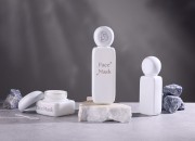 Staklena bela teglica 50mL sa zatvaračem (sa unutrašnjom zaptivkom) i plastičnim međupoklopcem-grupa_slika