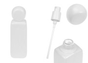 Staklena bela flašica 100mL sa pumpicom za kreme i poklopcem-slika_proizvoda