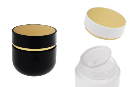 Staklena teglica od 100 mL sa poklopcem (sa unutrašnjom zaptivkom) i plastičnim međupoklopcem-slika_proizvoda