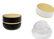 Staklena teglica od 30 mL sa poklopcem (sa unutrašnjom zaptivkom) i plastičnim međupoklopcem-slika_proizvoda