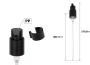 Plastična pumpica PP24/410 sa sigurnosnim zatvaračem za kreme-dimenzije_slike